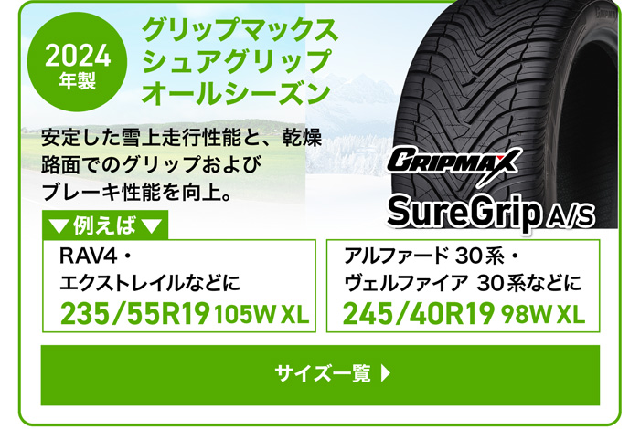 グリップマックス シュアグリップ オールシーズン 限定2024年製