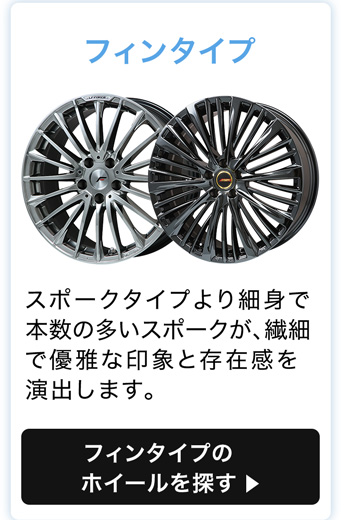 フィンタイプホイール