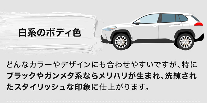 白系のボディ色