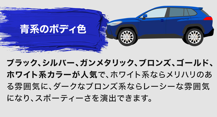 青系のボディ色