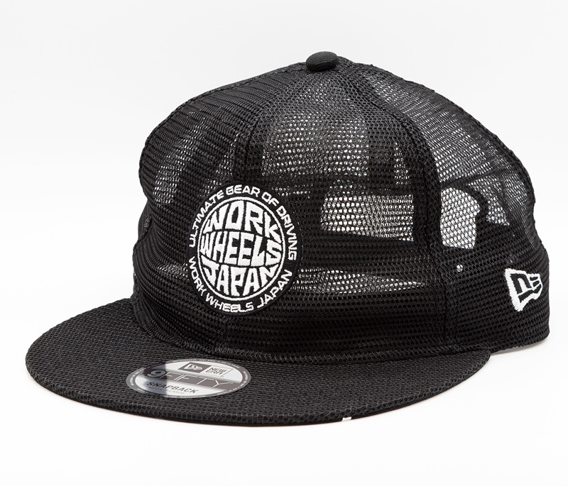 【通販限定/店舗受け取り不可】NEW ERA CAP 9FIFTY ALL MESH WORK WHEELS WORKホイールと同時購入で送料無料!! WORKと世界的な人気ブランドNew Eraとのコラボレーションが実現しました。 WORK