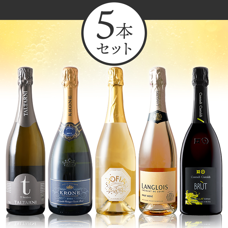 【シュワっと気分転換】世界のスパークリング 5本 リフレッシュパック