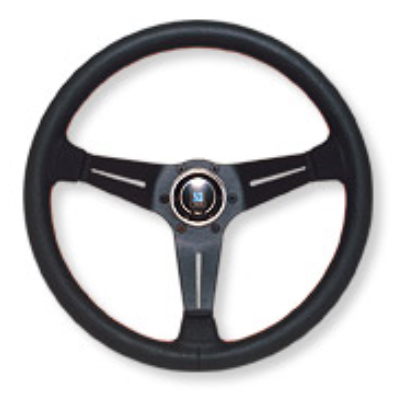 ナルディ ステアリング SPORTS タイプA ブラックパンチングレザー/ブラックスポーク（36φ）   NARDI