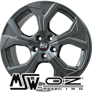 MSW 43(グロスダークグレー) MSW by OZ Racing フジオリジナル