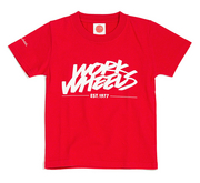【通販限定/店舗受け取り不可】Tシャツ for KIDS WORK WHEELS サイズ：110 WORKホイールと同時購入で送料無料!! サイズ：110 WORK 