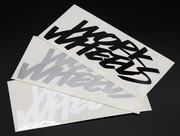 【通販限定/店舗受け取り不可】WORK WHEELSステッカー 2LINE (120mm) WORKホイールと同時購入で送料無料!! サイズ：120mm WORK 