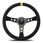 【在庫品特価】【正規品輸入品】 MOD.07 モデル07 ブラックスエード 35Φ M-42 ホーンボタンHB-17が付属します。ボス（ハブ）・アースリング・配線・取付ビス・レンチは付属しません。ボス（ハブ）側の付属品をご利用下さい。 MOMO 