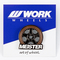 【通販限定/店舗受け取り不可】WORK ピンバッジ WORKホイールと同時購入で送料無料!! サイズ 35mm WORK